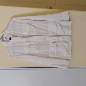 GAP White Utility Jacket